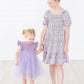 Lavender Shimmer Tutu Dress