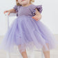 Lavender Shimmer Tutu Dress