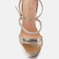 Lawsuit Rhinestone Ball Heel Satin Sandals
