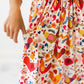 Little Red Hen 3/4 Sleeve Pocket Twirl Dress