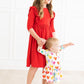 Lotta Love 3/4 Sleeve Twirl Bodysuit