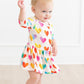 Lotta Love 3/4 Sleeve Twirl Bodysuit