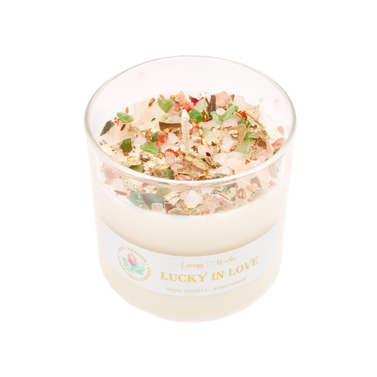 Lucky In Love Crystal Candle