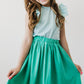 Aqua S/S Ruffle Tee