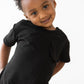 Black Ruffle Pocket Tee