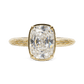 Sterling Silver Elongated Cushion Cocktail Ring 4ct & 8ct