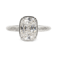 Sterling Silver Elongated Cushion Cocktail Ring 4ct & 8ct