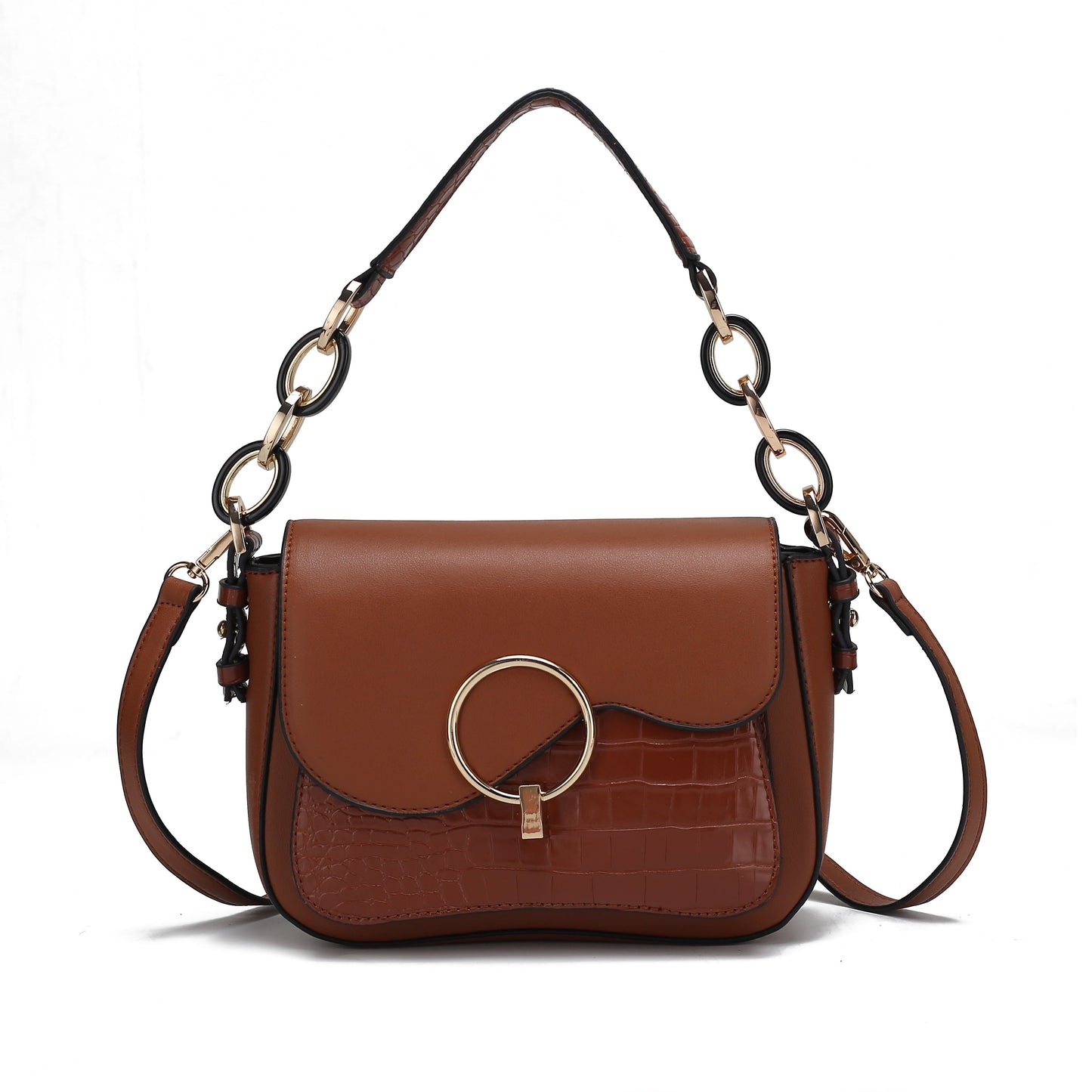 Fanta Croco Shoulder Bag
