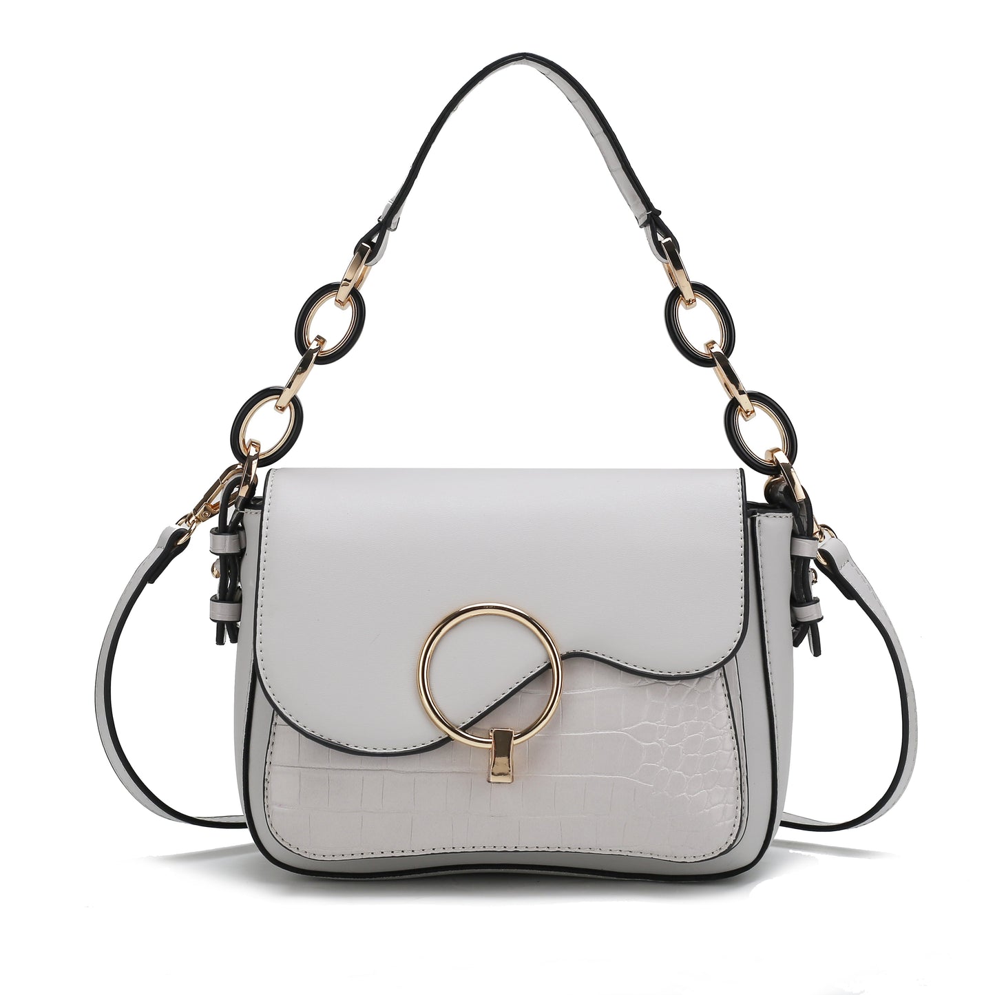 Fanta Croco Shoulder Bag