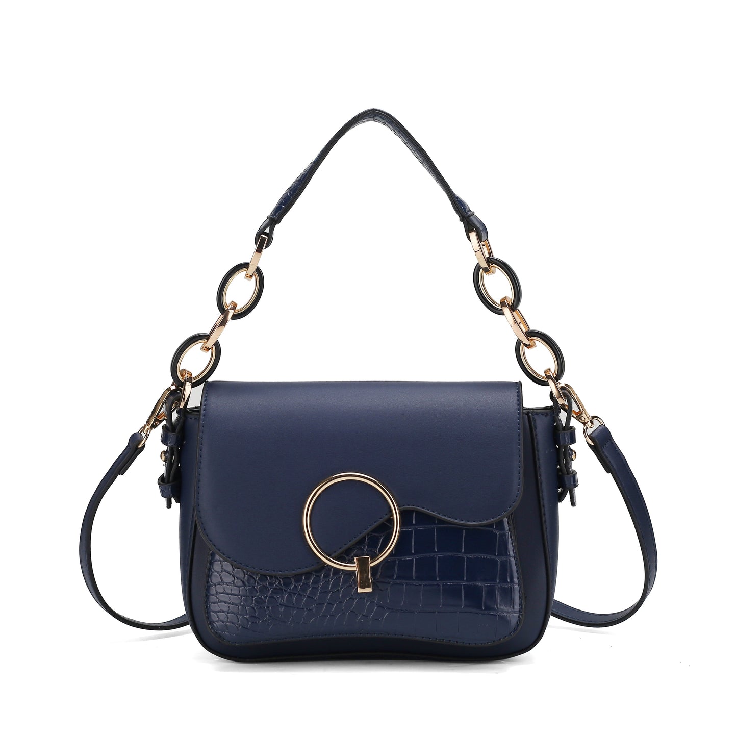 Fanta Croco Shoulder Bag