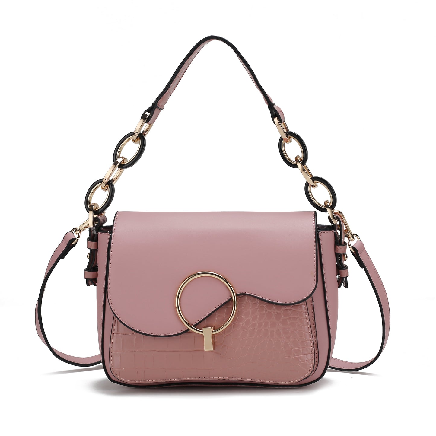 Fanta Croco Shoulder Bag