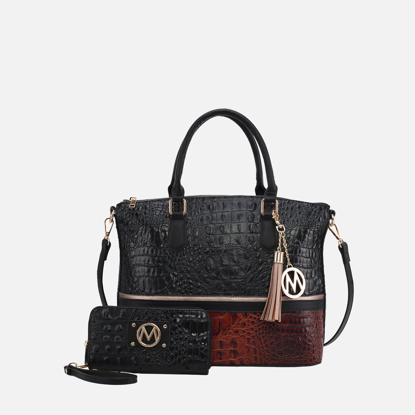 MKF Collection by Mia K. - Autumn Tote Bag and Wallet Set
