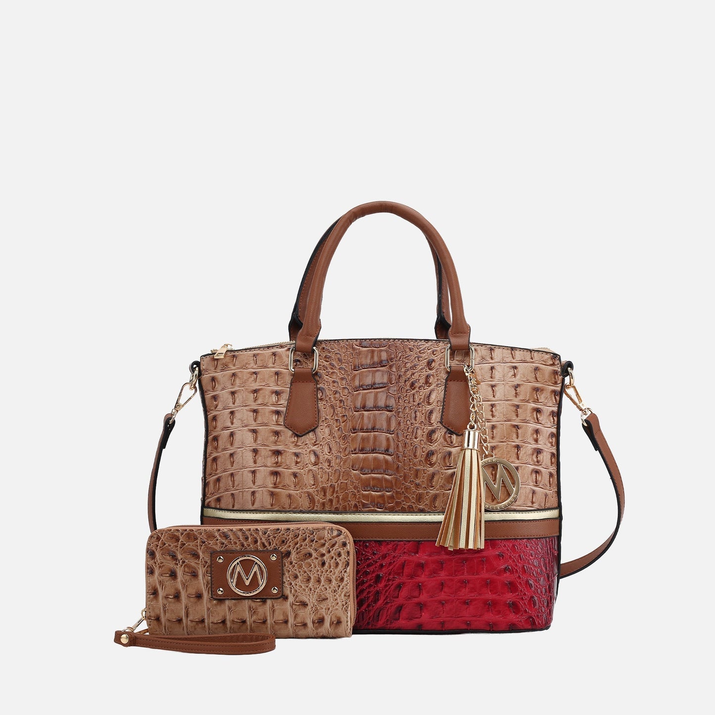 MKF Collection by Mia K. - Autumn Tote Bag and Wallet Set