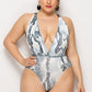 Animal Print One Piece Swimsuit