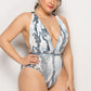 Animal Print One Piece Swimsuit
