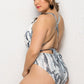 Animal Print One Piece Swimsuit