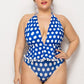 Plus Size Polka Dot One Piece Swimsuit