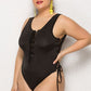 Laced One Piece Swimsuit