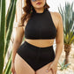 Two Piece High Waisted Swimsuit Bathing Suit