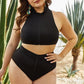 Two Piece High Waisted Swimsuit Bathing Suit