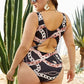 Gemma Collins Chain Print Swimsuit