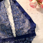 Blue Sexy Lace Suspenders Shapewear