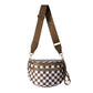 Frankie Oversize Double Zip Print Crescent Sling