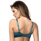 Sheer Lace Balconette Bra Marina