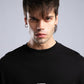Minimalist Layered Long Sleeve Oversized T-shirt – White & Black