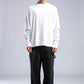 Minimalist Layered Long Sleeve Oversized T-shirt – White & Black