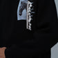 Mixed-Media Horse Graphic Hoodie