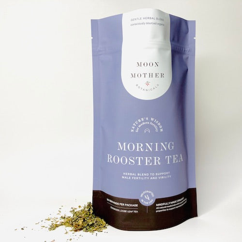 Morning Rooster Tea: Herbal Blend for Male Reproductive Health  - Made with Organic and Wildcrafted Herbs