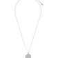 Pave CZ Circle Pendant