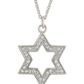 Pave CZ Star of David Pendant