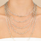 Sterling Silver Large Elongated Paperclip Chain Necklace