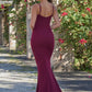 Naomi Corset Gown - Mulberry