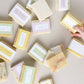 Set of  6 Handmade cold process ,Natural Soap Bars in gift Set box