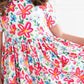 Neon Floral S/S Pocket Twirl Dress