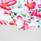 Neon Floral S/S Twirl Bodysuit