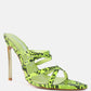 Nightclub Ready Strappy Stiletto Heel Sandals