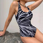 Printed One-Piece Swimsuit