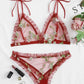 Sexy Lingerie Mesh See-through Lace Sexy Three-Point Sexy Sleepwear