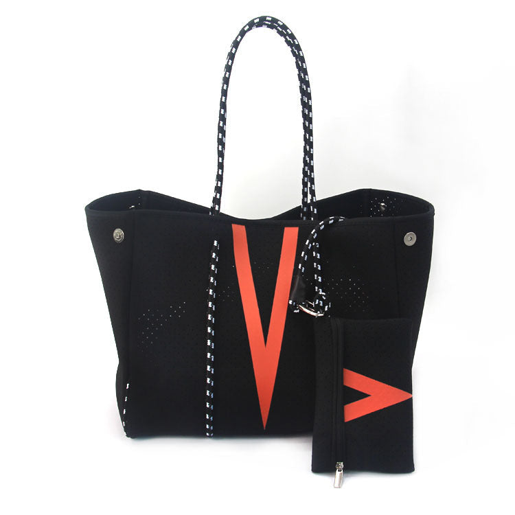 Neoprene Perforated Beach Bucket Bag