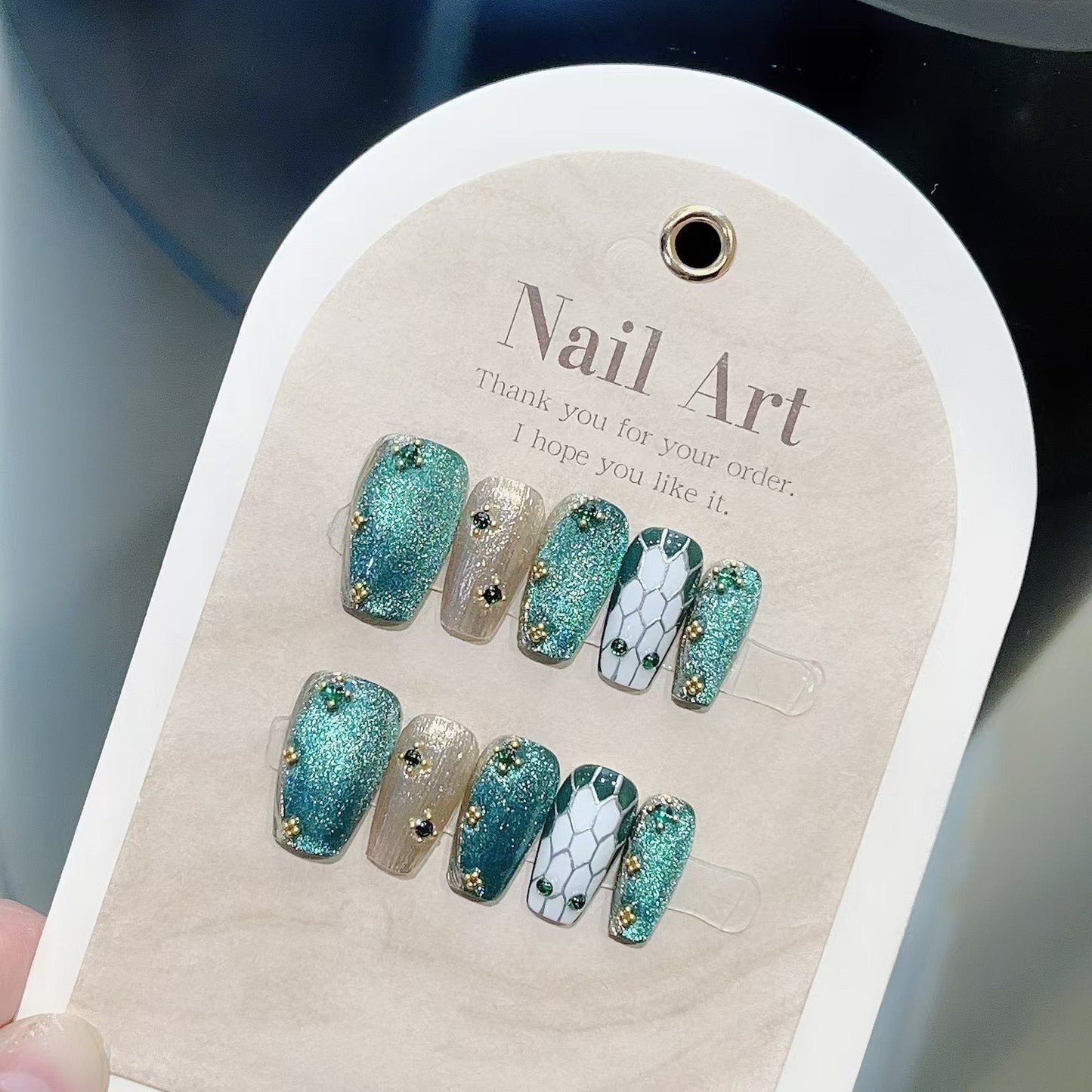 Handmade press on nails fake nails removable