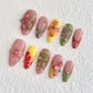 Handmade press on nails fake nails removable