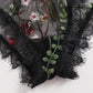 Sexy Lingerie Black Lace Sexy Sheer Mesh Embroidered Sexy Sleepwear