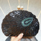 Elegant Retro Craft Beaded Evening Bag