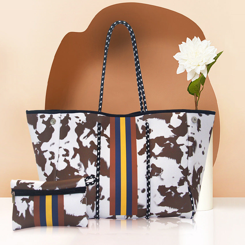 Neoprene Perforated Beach Bucket Bag