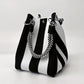 Woven Bucket Bag – Fashion Knit Handbag