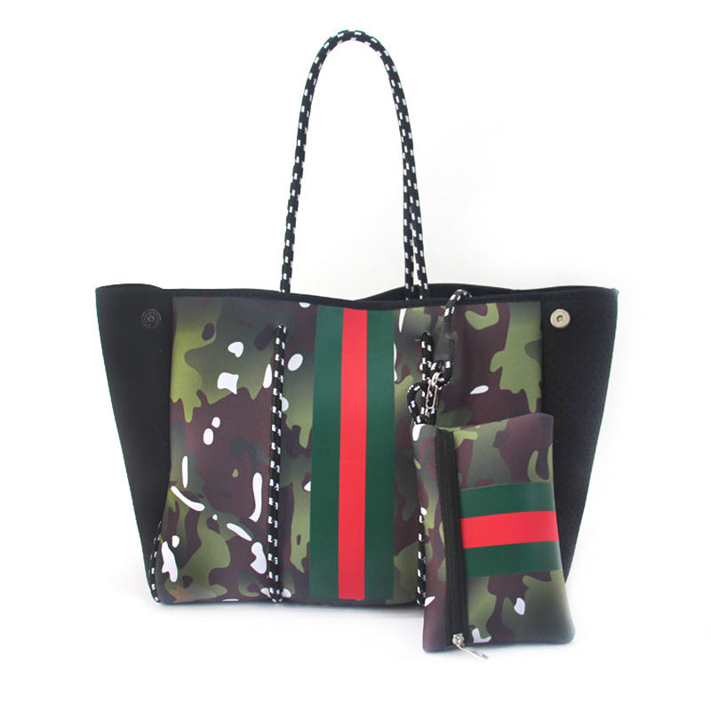 Neoprene Perforated Beach Bucket Bag